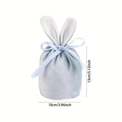 Rabbit Ears Velvet Gift Bag for Party Candy and Wedding Candy