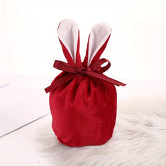 Rabbit Ears Velvet Gift Bag for Party Candy and Wedding Candy