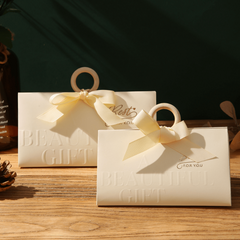 10pcs Triangle Wedding Favor Box Chocolate Candy Bag