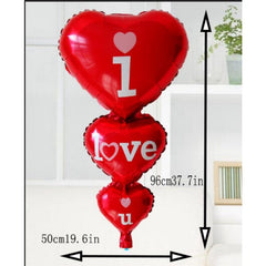 Love You Heart String Balloon Wedding Birthday Party Decor