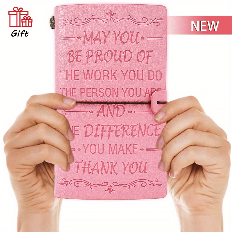 Unique Leather Journal for Women Men Employees