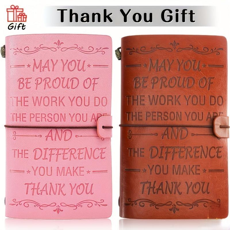 Unique Leather Journal for Women Men Employees