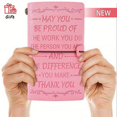 Unique Leather Journal for Women Men Employees