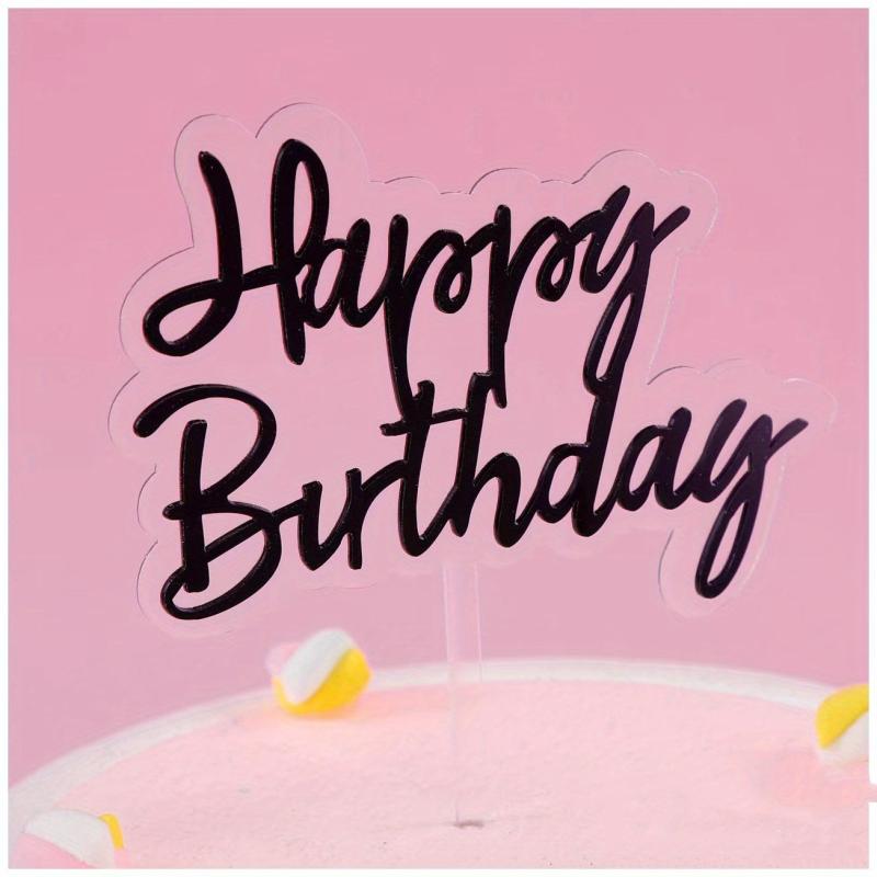 Colorful Double Layer Cake Decoration Topper
