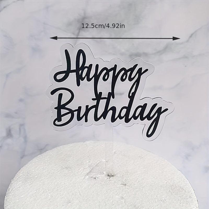Colorful Double Layer Cake Decoration Topper