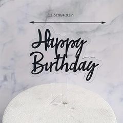 Colorful Double Layer Cake Decoration Topper