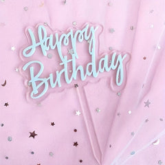 Colorful Double Layer Cake Decoration Topper