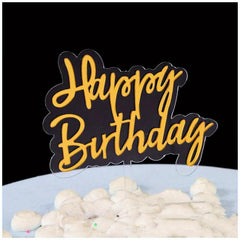 Colorful Double Layer Cake Decoration Topper