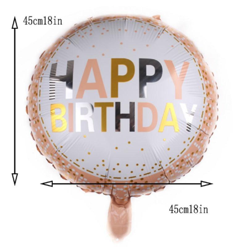 Birthday Balloon Party Decor Supplies Scene Balloons