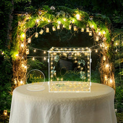 Acrylic Wedding Card Box Clear Gift Card Box Lock Wedding Money Boxes