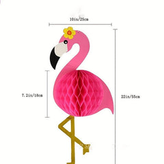 Flamingo Honeycomb Hanging Decorations 55 88 Cm Girls Birthday