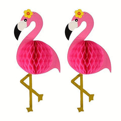 Flamingo Honeycomb Hanging Decorations 55 88 Cm Girls Birthday