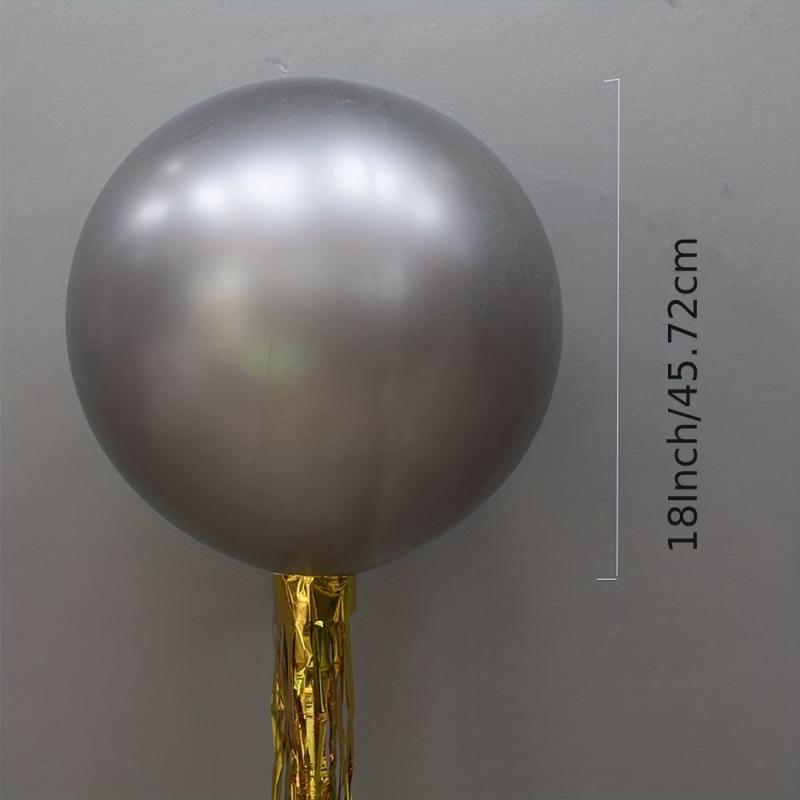 2pcs Silvery Big Balloon 45 72 cm for Party Wedding Birthday Decor