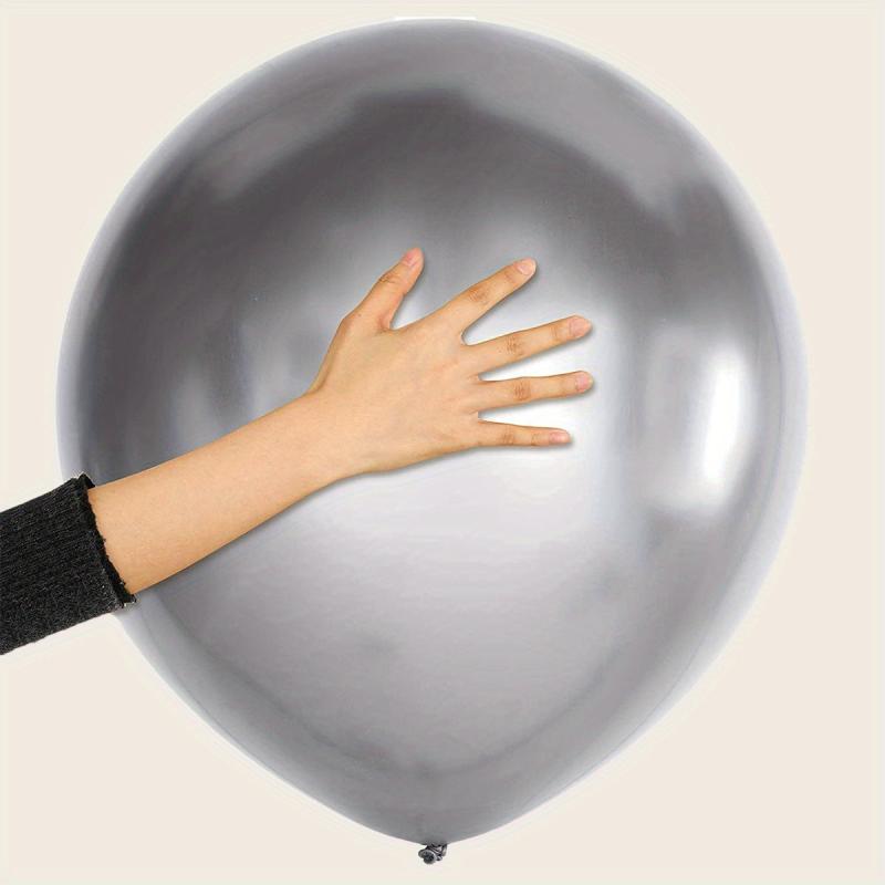 2pcs Silvery Big Balloon 45 72 cm for Party Wedding Birthday Decor