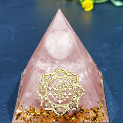 Amethyst Orgone Pyramid Energy Healing Chakra Reiki Meditation