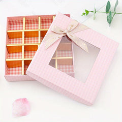 Chocolate Birthday Packaging Box with Transparent Window