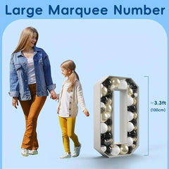 1pc Number Balloon Frame Box - Party Wedding Number Frame