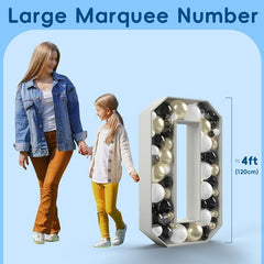 1pc Number Balloon Frame Box - Party Wedding Number Frame