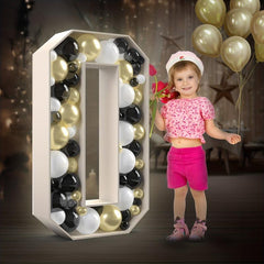 1pc Number Balloon Frame Box - Party Wedding Number Frame