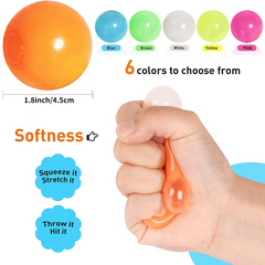 Glow in the Dark Stress Balls 6pcs