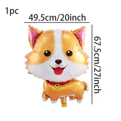 Pet Dog Balloon for Animal Theme Birthday Party Decoration