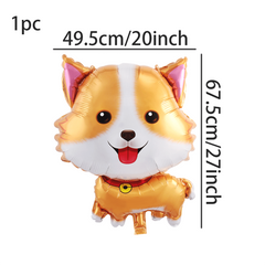 Pet Dog Balloon for Animal Theme Birthday Party Decoration