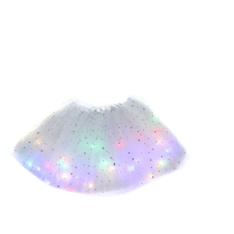 LED Tutu Skirt & Headband Set for Fairy Costume Dance