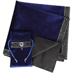 Tarot Tablecloth Set with Storage Bag Non-slip Beginner Double Layer