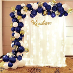 60pcs Navy Balloons Garland Set for Wedding Birthday Party Decoration