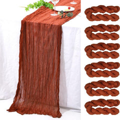 Boho Cheese Cloth Table Runner for Weddings and Parties