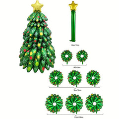 9pcs Christmas Tree Balloons Home Decorations Navidad Tree Ballon
