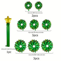 9pcs Christmas Tree Balloons Home Decorations Navidad Tree Ballon