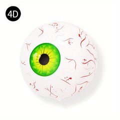 Halloween 4D Eye Foil Balloons 12pcs Set for Spooky Party Decor