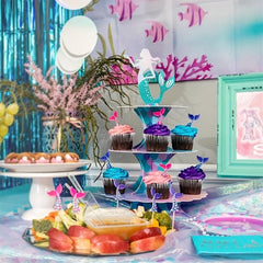 3 Tier Racing Car Cupcake Stand Construction Dessert Tower