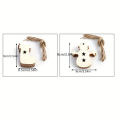 Christmas Ornament Kit DIY Golden Ribbon Silver Bell Bow Set