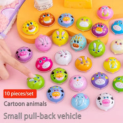 10pcs Mini Pull Back Animal Car Play Toy Christmas Wedding Guests Toys