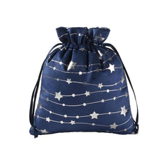Small Christmas Gift Bag With Drawstring For Parties, Decorations, Navidad