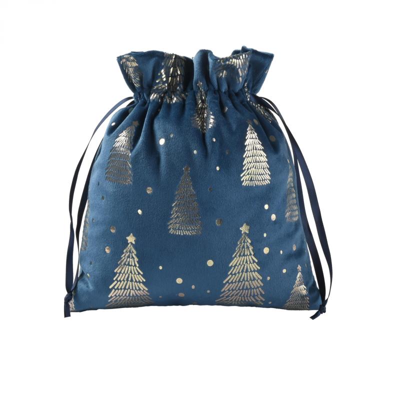 Small Christmas Gift Bag With Drawstring For Parties, Decorations, Navidad