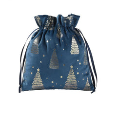 Small Christmas Gift Bag With Drawstring For Parties, Decorations, Navidad