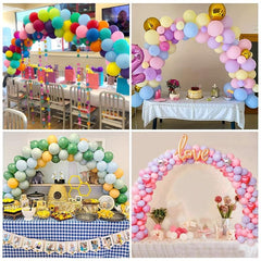 Rainbow Balloon Arch Kit 100pcs Balloons Table Frame Stand Wedding Baby Sho