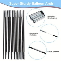 Rainbow Balloon Arch Kit 100pcs Balloons Table Frame Stand Wedding Baby Sho