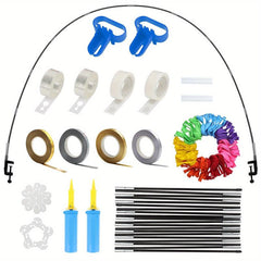 Rainbow Balloon Arch Kit 100pcs Balloons Table Frame Stand Wedding Baby Sho