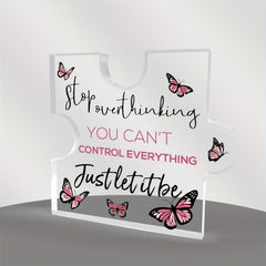 Acrylic Puzzle Plaque Thank You Desk Decorations