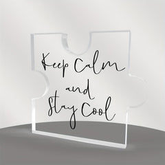 Acrylic Puzzle Plaque Thank You Desk Decorations