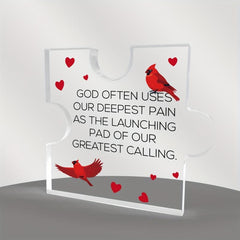 Acrylic Puzzle Plaque Thank You Desk Decorations