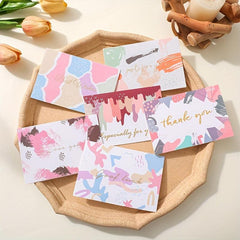 6pcs Thanksgiving Graduation Party Invitation Greeting Cards