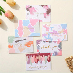 6pcs Thanksgiving Graduation Party Invitation Greeting Cards