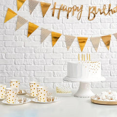 100pcs Round Disposable Paper Plates Perfect For Weddings Decor