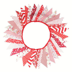 10m Cotton Fabric Triangle Flag Party Decor Room Wall Decor