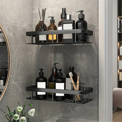 Multifunctional Wall Mounted Shower Caddy Shelf Bathroom Storage